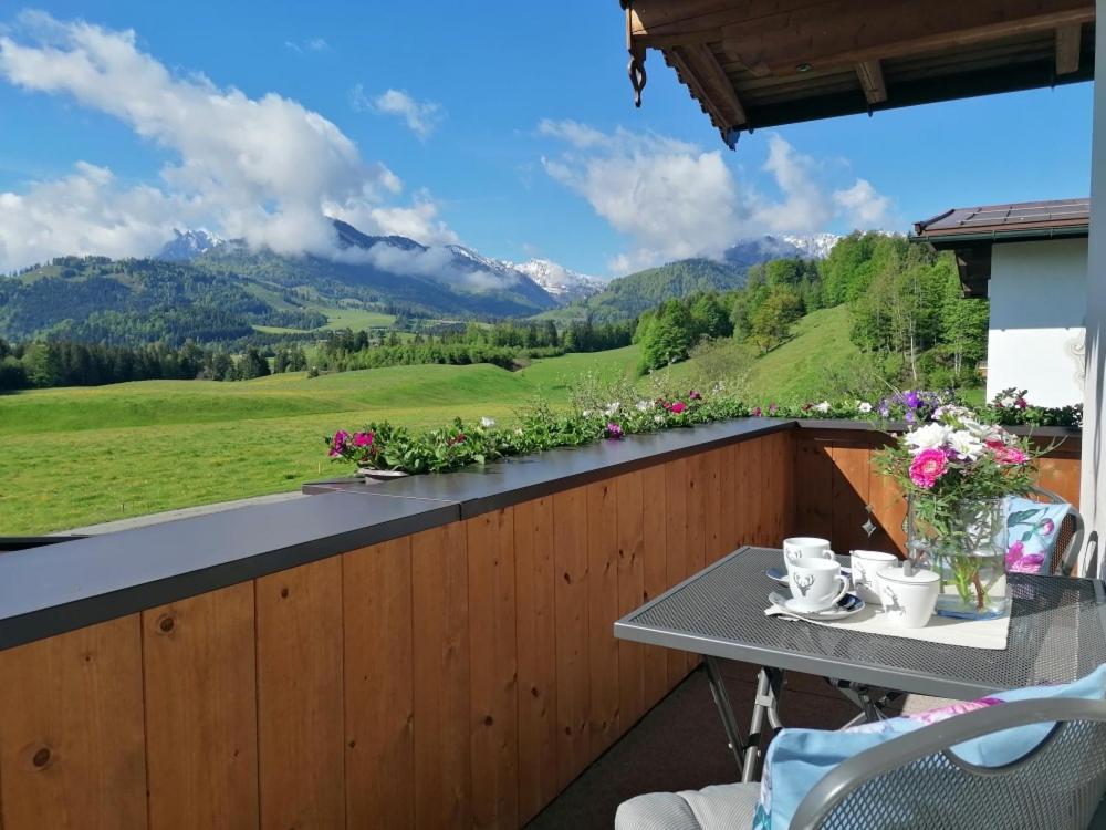 Landhaus Bergblick Kössen Buitenkant foto