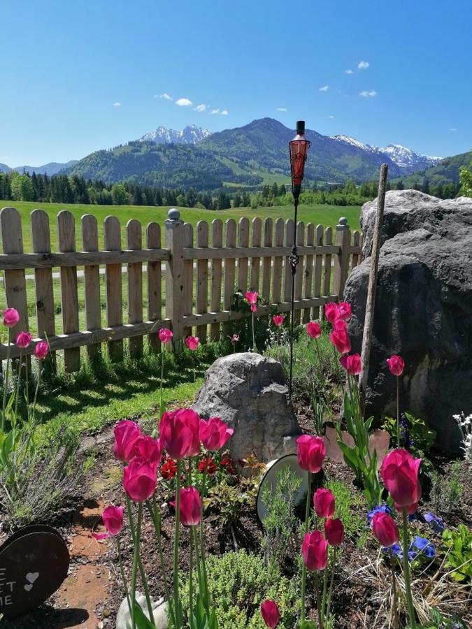 Landhaus Bergblick Kössen Buitenkant foto